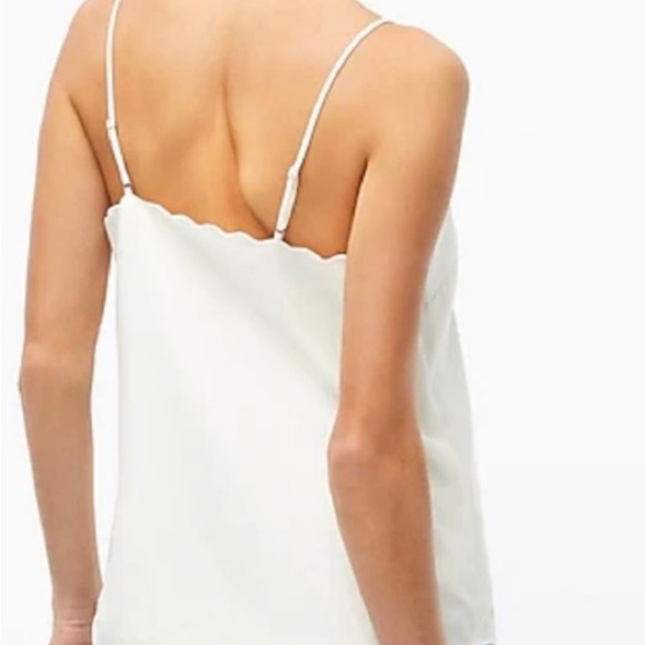 J. Crew Tops J Crew White Cami Poshmark